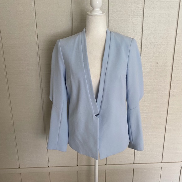 TOPSHOP Baby Blue Blazer with Elbow Cut Out - Picture 1 of 5